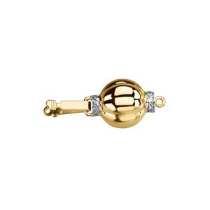 Single Strand Diamond Accented Clasp