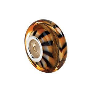 Kera™ Tiger Print Murano Glass Bead