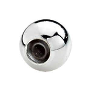 8mm Kera™ Sterling Silver Bright Finish Smart Bead