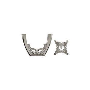 Princess/Square Vintage Scroll Setting&reg; for Earring Assembly