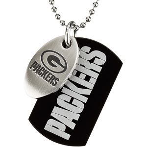 Green Bay Packers Double Dog Tag w/chain