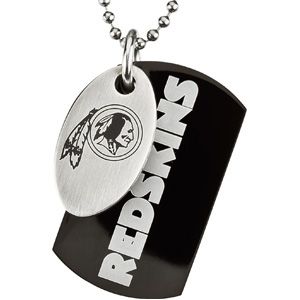 Washington Redskins Double Dog Tag w/chain