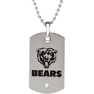Chicago Bears Logo Dog Tag w/chain
