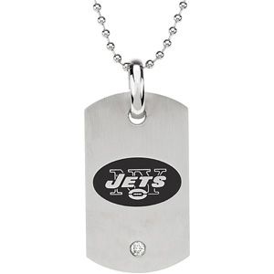 New York Jets Logo Dog Tag w/chain