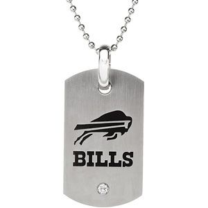 Buffalo Bills Logo Dog Tag w/chain