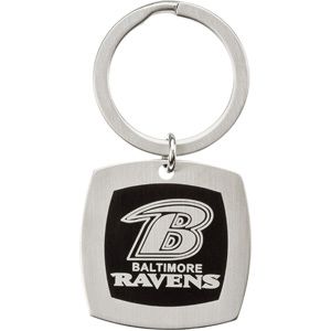 Baltimore Ravens Logo Keychain