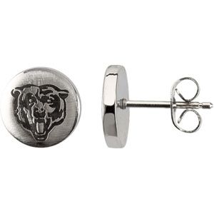 Chicago Bears Logo Stud Earrings