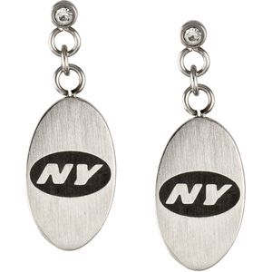New York Jets Logo Dangle Earrings 