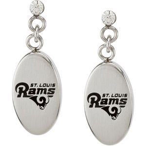 St. Louis Rams Logo Dangle Earrings