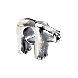 Kera™ Sterling Silver Bear Bead