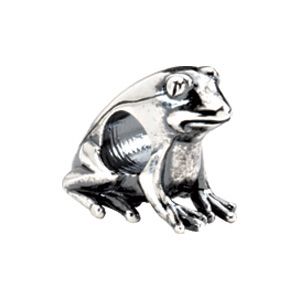 Kera™ Sterling Silver Frog Bead