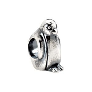 Kera™ Sterling Silver Penguin Bead