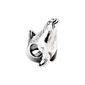 Kera™ Sterling Silver Seal Bead