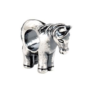 Kera™ Sterling Silver Horse Bead