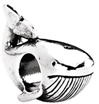 Kera™ Sterling Silver Whale Bead