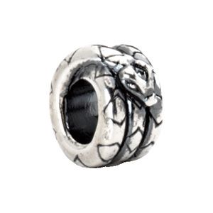 Kera™ Sterling Silver Snake Bead