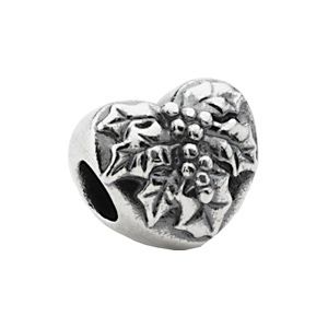 Kera&trade; Mistletoe Heart Bead