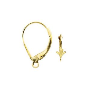 Fleur-de-lis Lever Back with Ring
