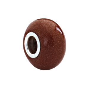 Kera&trade;  Gold Sandstone Natural Stone Bead