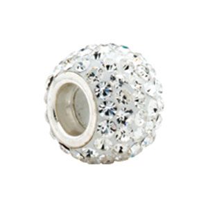 Kera™ Roundel Bead with Crystals