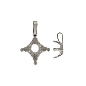Princess Vintage Scroll Setting­&reg; Pendant