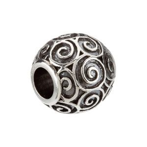 Kera™ Round Scroll Bead