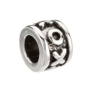 8mm Kera™ Hugs & Kisses Bead