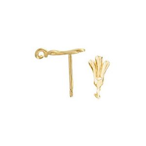 Shell Shaped Earring with Ring