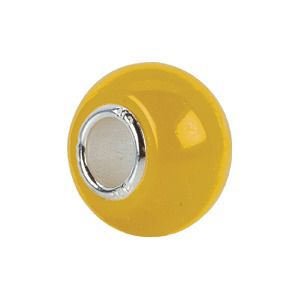 Kera™ Yellow Cat-Eye Glass Bead