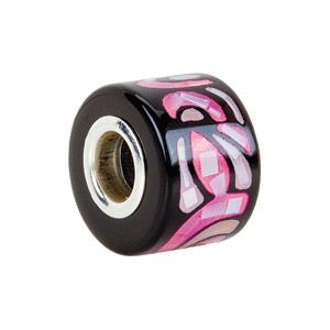Kera™ Purple Inlaid Mosaic Mother of Pearl Bead