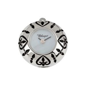 Kera™ Bead Watch Heart Pattern with Black Enamel 