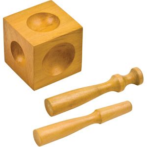 Wood Dapping Block & Punches