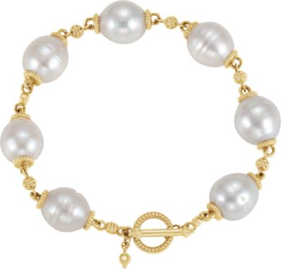 Granulated Design Pearl Bracelet