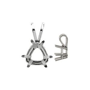 Solitaire Pendant Mounting for Trillion/Triangle Center