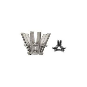 Triangle Twin-Prong Setting