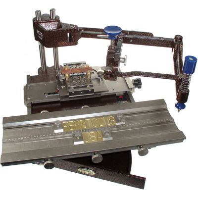 Pepe Double Font Table Engraving Machine with Double Line Block Font