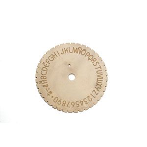 Modern Block Font, Large & Small, Upper Case Dial 
