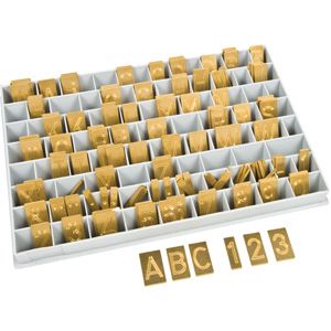 Hermes Engraving Type, Double Line Block Type 3/4