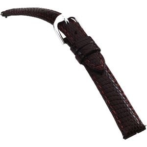20mm Ladies Regular Genuine Lizard EZ-Change Bordeaux Watch Strap