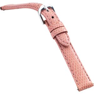 20mm Ladies Long Genuine Lizard EZ-Change Pink Watch Strap