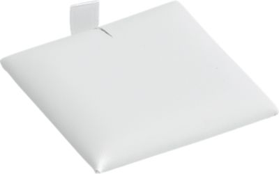 White Leatherette Charm Replacement Pad for 61-7878