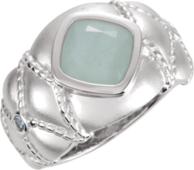 Sterling Silver Gemstone Ring