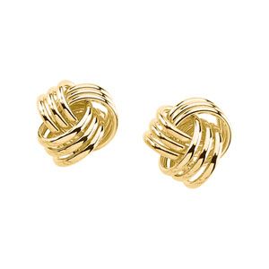 Gold Fashion Knot Earring 