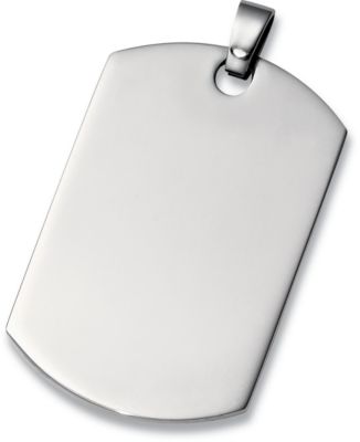 Stainless Steel Dog Tag Pendant
