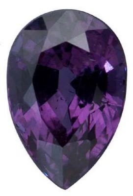 Pear Genuine Color Change Garnet (Black Box)