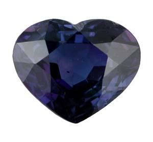 Heart Genuine Color Change Garnet (Black Box)