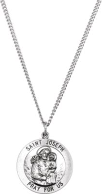 St. Joseph Medal Pendant or Necklace