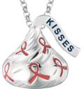 HERSHEY'S KISSES&reg; Breast Cancer Awareness Necklace