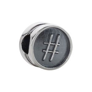 Kera&trade; Number Sign Bead