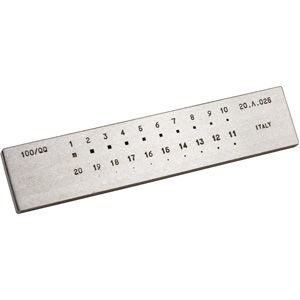 Tool-Steel Drawplates QQ (Square), 20 Holes
